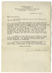 Franklin D. Roosevelt Letter Signed From 1926, With Full ''Franklin D. Roosevelt'' Signature -- FDR Writes His Polio Therapist Helena Mahoney Shortly After the Launch of the Warm Springs Institute